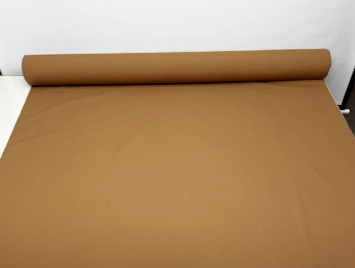SOLID COYOTE BROWN Ripstop Poly Cotton 6.5oz Apparel Grade Uniform Bags ...