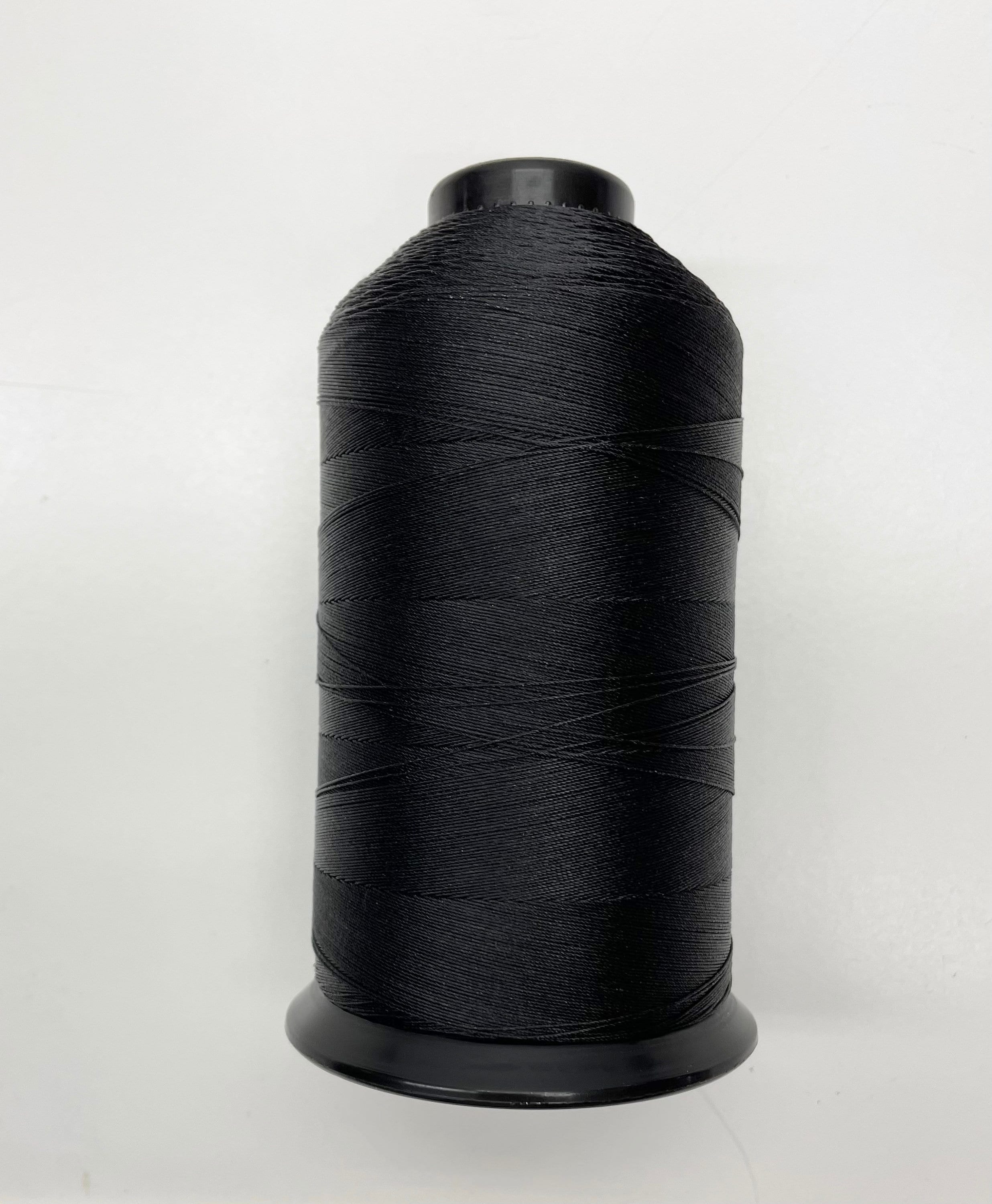 Simthread All Purpose Thread Polyester 400 Yards (1 White 1 Black)