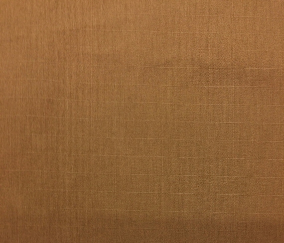 SOLID COYOTE BROWN Ripstop Poly Cotton 6.5oz Apparel Grade Uniform Bags Tear Resistant Soft Strong Fabric By The 1/2(0.5) Yard 65"W