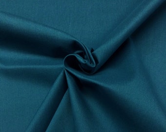 SUNBRELLA ® 48081 SPECTRUM PEACOCK Lona azul resistente a la decoloración Tela sólida para exteriores e interiores, para sombrillas, cojines y almohadas, cortada a medida, 54" de ancho