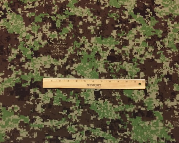 DIGITAL Camo Green Brown Black NY CO Ripstop Army Military Spec Camouflage Apparel Uniform Tear Resistant Crafts Bags Fabric 66w Etsy