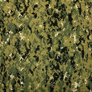 NWU Type III Digital Green AOR2 NAVY No Logo Military Camo Apparel Uniform Bags Tear Resistant Nylon Cotton Fabric By 1/2(0.5) Yard 61"W