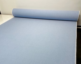 SUNBRELLA® 32000-0030 SAILCLOTH CAPRI Blue Woven Canvas Outdoor Indoor Furniture Drapery Upholstery Craft Pillow Fabric By Yard 54"W