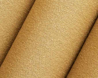 SUNBRELLA® 5414 CANVAS WHEAT Golden Beige Solid Outdoor Indoor Furniture Drapery Umbrella Craft Upholstery Pillow Fabric By Yard 54"Wide