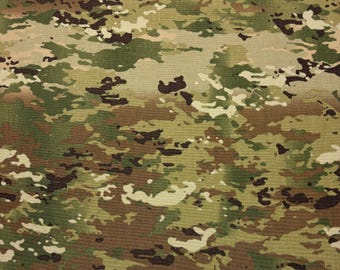 OCP Scorpion Multicam CORDURA Nylon Waterproof Outdoor Urethane Coated DWR Craft Luggage Bag Military Spec Fabric By The 1/2(0.5) Yard 60"W