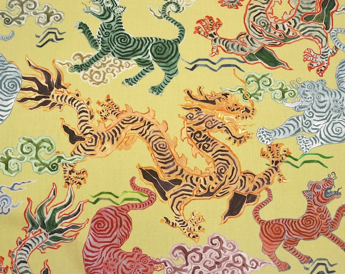 Tancho Parchment Hamilton Fabric Etsy