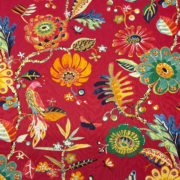 Floral Upholstery Fabric - Etsy