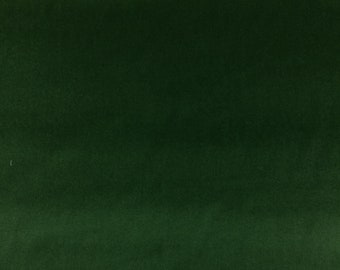 Ballard Designs SIGNATURE VELVET EMERALD Green Pillow Cushion Upholstery Crafts Bedding Drapery Cotton Fabric By The Yard 56"Wide #BD714