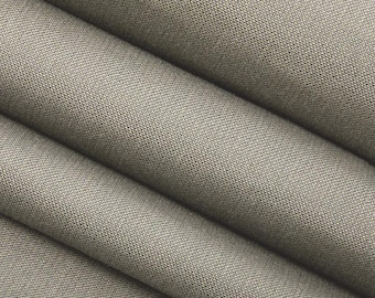 SUNBRELLA ® 48032 SPECTRUM DOVE Tela de lona gris resistente a la decoloración, sólida, para exteriores e interiores, para cojines y almohadas, cortada a medida, 54" de ancho