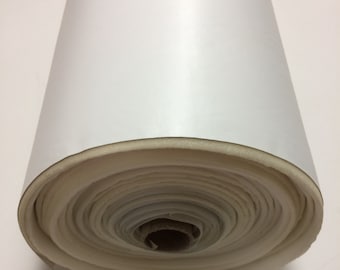 1/4" FOAM BACKED WHITE Laminated Vinyl Faux Leather Headliner Automobile Rv Marine Crafts Boat Outdoor Waterproof Fabric By The Yard 54"Wide