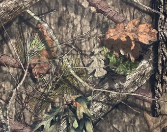 MOSSY OAK Break Up Country 1200D Polyester Outdoor Urethane Coated Cordura Type Water Repellent Multiuse Fabric By The 1/2(0.5) Yard 60"W