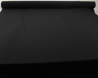 Solid Black Canvas 100% Cotton Duck 12 oz Apparel Jackets Uniform Upholstery Crafts Bags Backpack Cotton Fabric 67"Wide Best Deal!!!