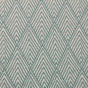 Ballard Designs BELIZE SPA Blue Tahitian Stitch Horizon Geometric Pillow Cushion Furniture Bedding Drapery Fabric 2.5 Yards 54"Wide