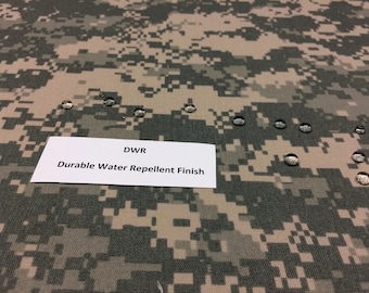 ACU Digital Military Spec Fabric 330D 100% nylon waterdicht buiten DWR duurzame waterafstotende stof op maat gesneden 60"B