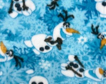 Best Deal!  Licensed DISNEY OLAF Frozen Fleece by Springs Creative Crafts Lining Pillow Blankets Bedding Fabric By The HALF(0.5) Yard 55"W