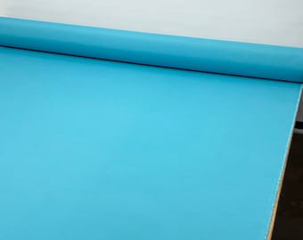 Richloom VERANDA TURQUOISE Blue Solid Outdoor Indoor Drapery Furniture Cushion Multiuse Crafts Pillow Water Resistant Fabric By Yard 54"W