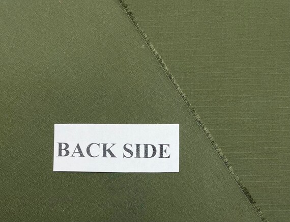 Olive Drab Green Military Spec NY/CO Ripstop Apparel Uniform Tear