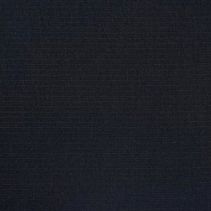May include: A dark blue fabric with a subtle, textured, woven pattern.