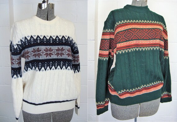 vintage holiday sweaters