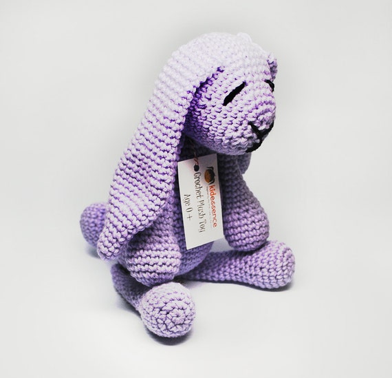 purple bunny stuffed animal