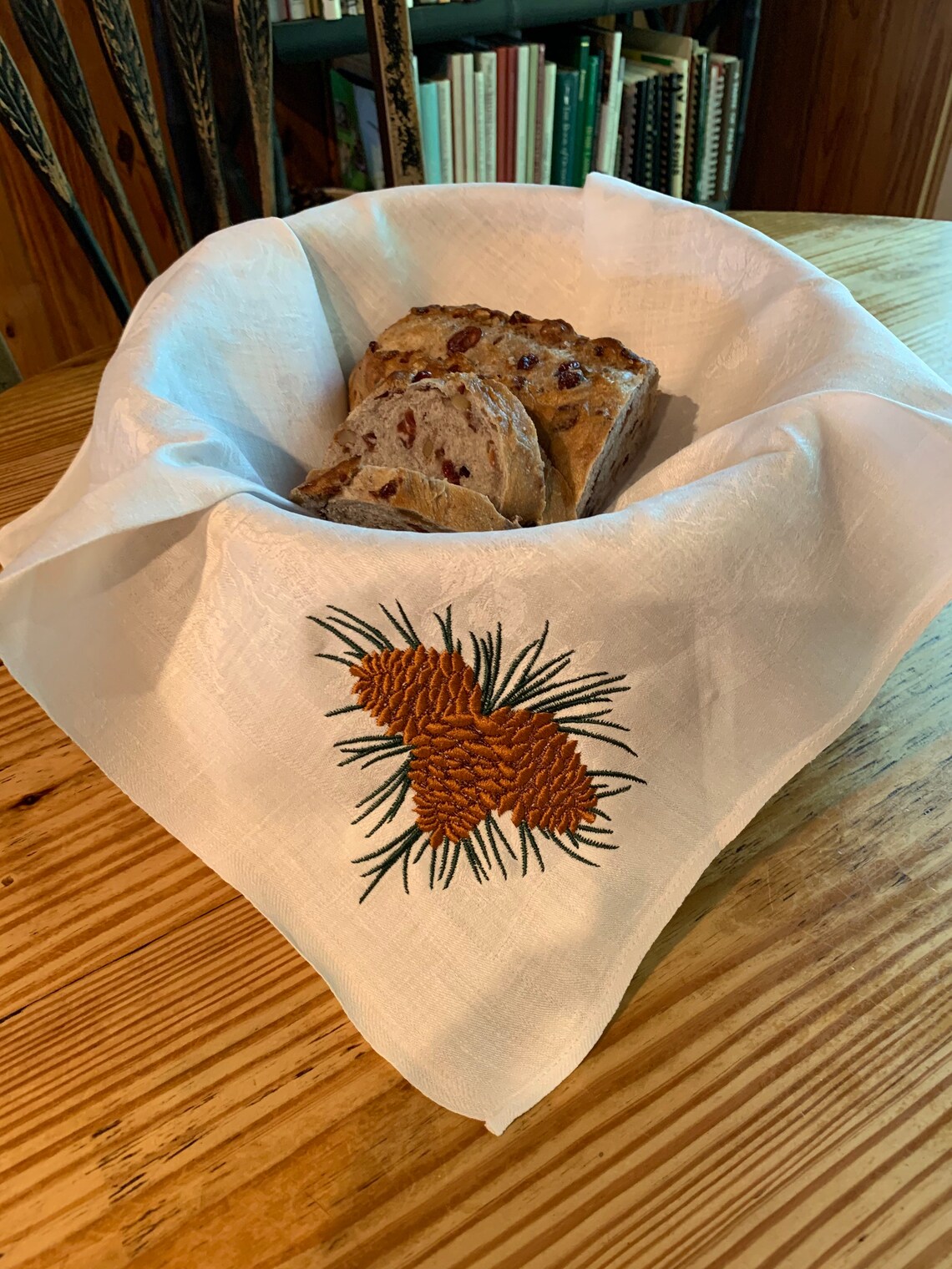 Bread basket liner or buy a set for napkins for the holidays. Etsy