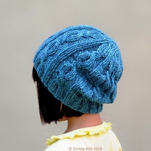 Classic Cable Hat (Beanie/Slouchy)