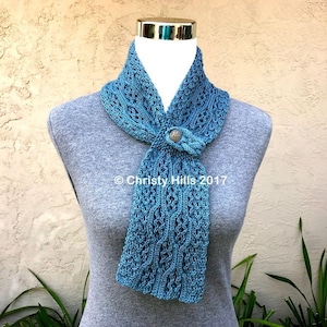 Knitting Pattern Only - Royal Lace Scarf