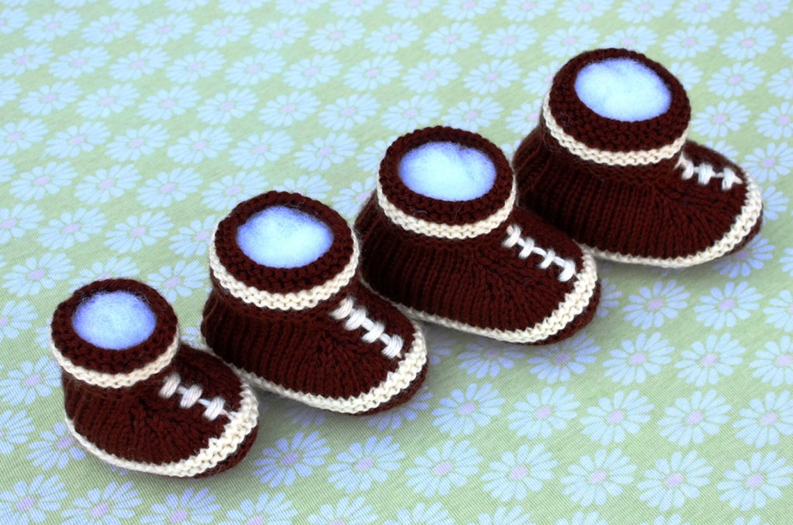 Knitting Pattern Only Football Baby Booties Etsy