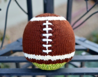 Knitting Pattern Only - Football Hat