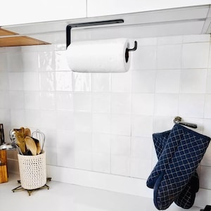 Portarrollos de papel higiénico de estilo industrial para pared de cocina