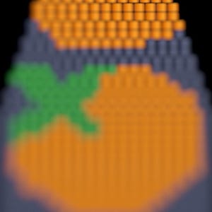 Oranges pattern Beaded Earrings Pattern: Brick Stitch PDF