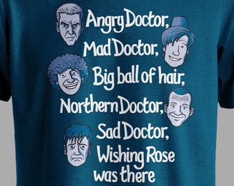 Angry Doctor - Camiseta Soft Kitty Parody Whovian