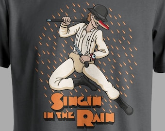 Singin' in the Rain - Koszulka z motywem Mechanicznej Pomarańczy