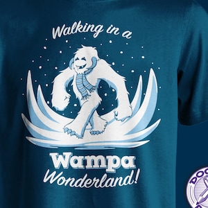 Vandring i ett Wampa-underland - Star Wars-tema T-shirt