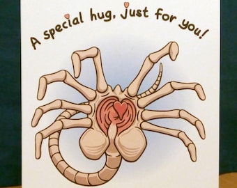 A Special Hug - Geeky Valentine Card