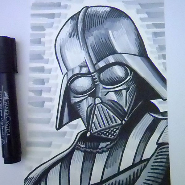 Star Wars Darth Vader Illustration