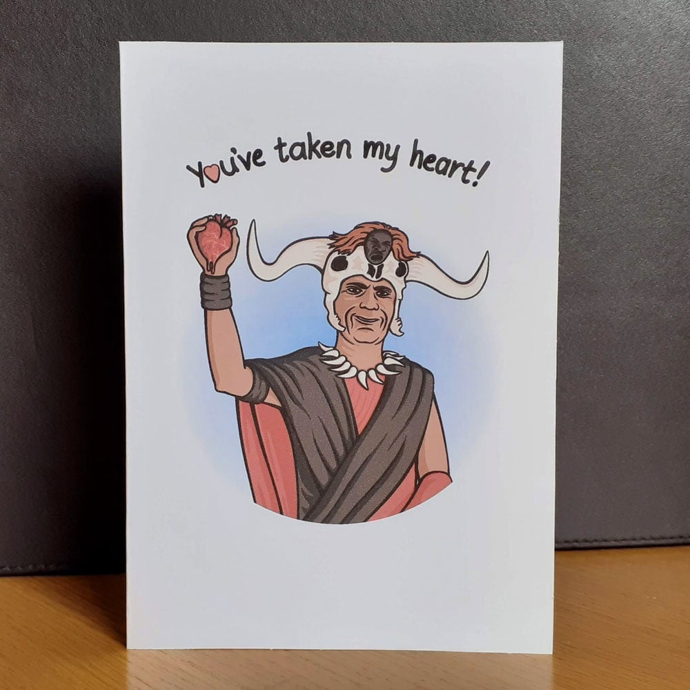 You Ve Taken My Heart Mola Ram Themed Valentine Card Etsy