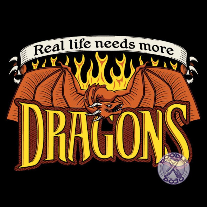 More Dragons Magical Fantasy Creature T-shirt | Etsy