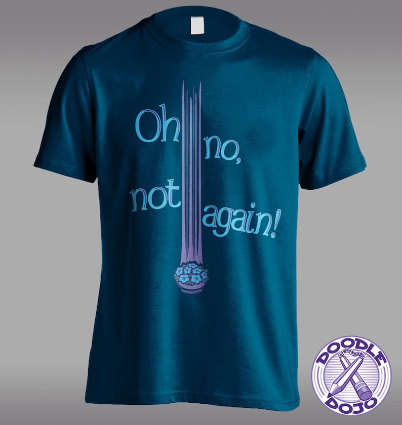 Oh No, Not Again Hitchhiker's Guide to the Galaxy Themed Tshirt Etsy