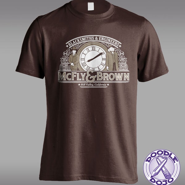 McFly & Brown Blacksmiths - Back to the Future T-shirt