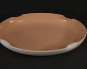 Fire King Anchor Hocking Pink Vitrock Milk Glass Plant Tray Dish