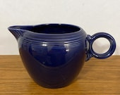 Fiesta Cobalt Blue 2 Pint Pitcher or Milk Jug - Original Color and Style