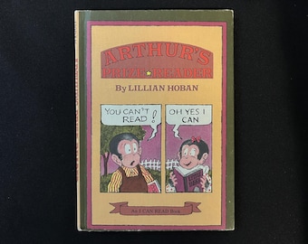 Arthur's Prize Reader, par Lilian Hoban, 1978 HC, « I Can Read Book », Harper and Row Pub