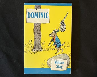 Dominic, par William Steig, 1972 SC (impression 1997), Sunburst Book, Farrar Straus Giroux Pub
