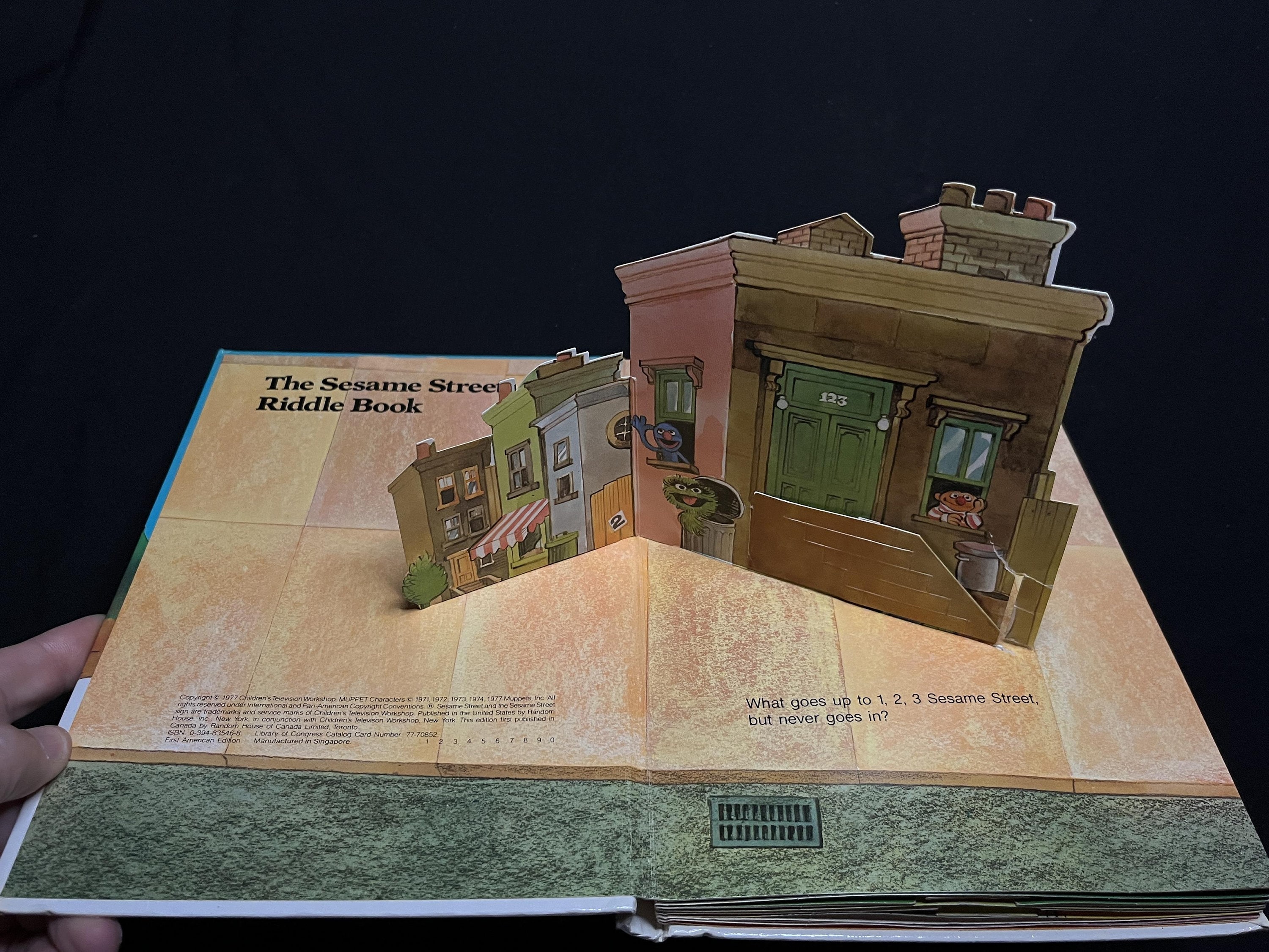 The Sesame Street Riddle Book Pop-up Interactive Lift-the-flap - Etsy