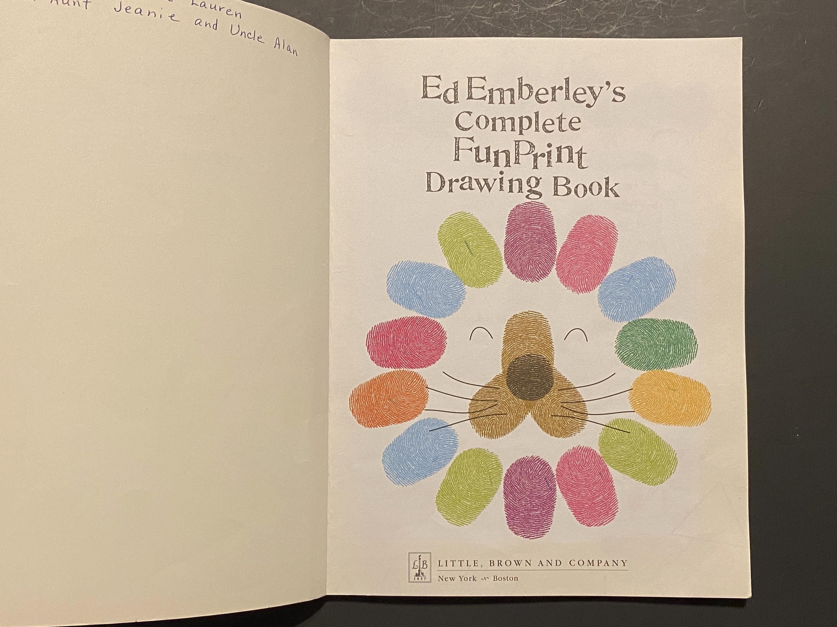 Ed Emberley's Complete Funprint Drawing Book – Cub Shrub