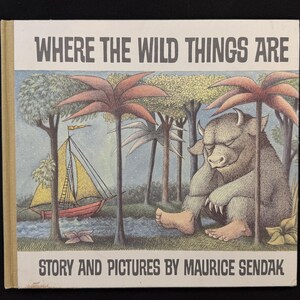Wo die wilden Dinge sind, Geschichte und Bilder von Maurice Sendenak, 1991 Hard Cover 25-jährige Jubiläumsausgabe 1991, Caldecott Medal Winner