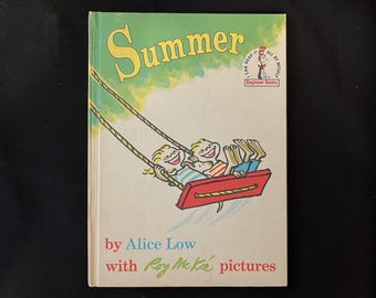 Summer, d'Alice Low, Illust de Roy McKie, 1963 HC, Random House, Dr Seuss Beginner Book Club