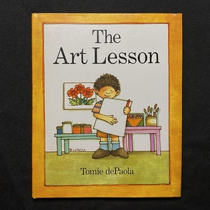 The Art Lesson, by Tomie dePaola, 1989 HC with DJ, G P Putnam and Sons