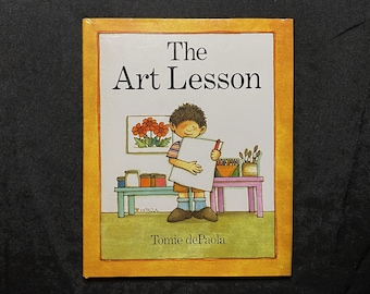 The Art Lesson, by Tomie dePaola, 1989 HC with DJ, G P Putnam and Sons